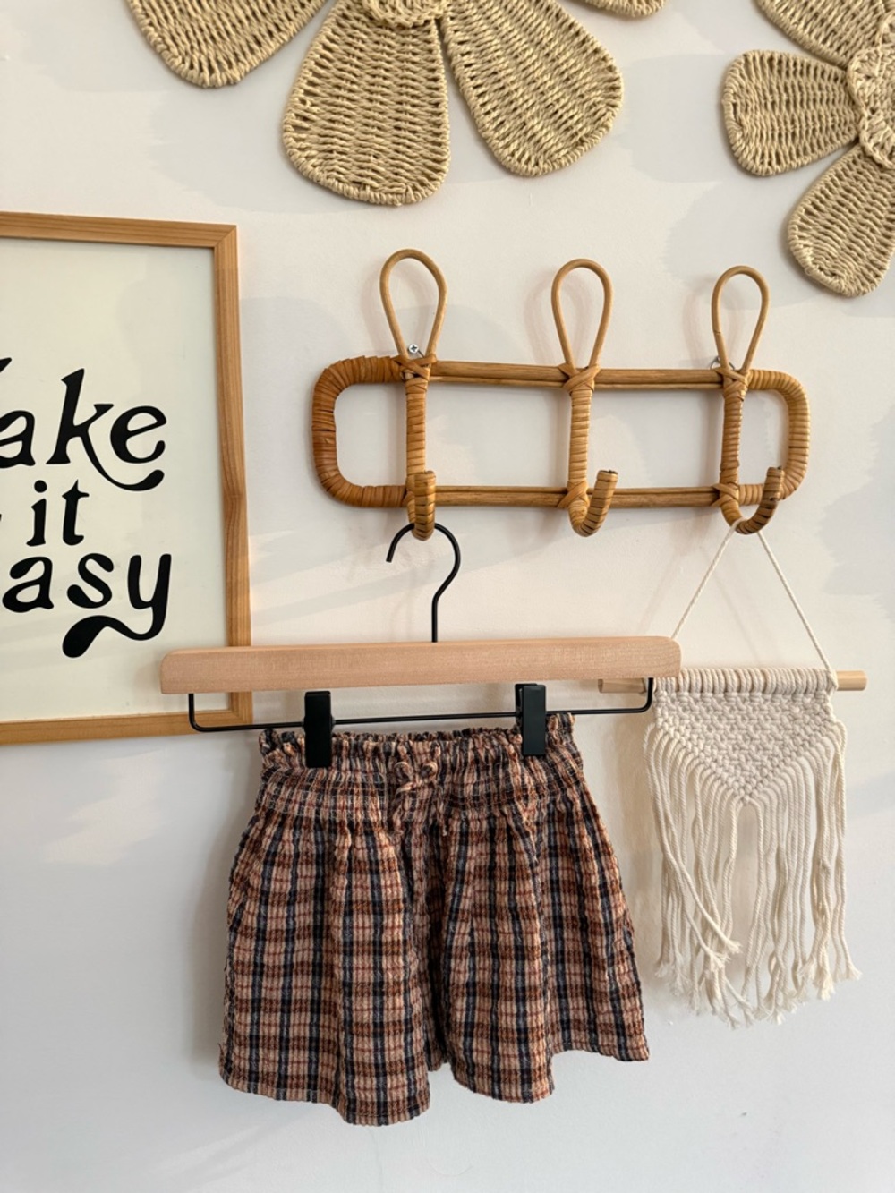 Zara - 4y - plaid textured skirt